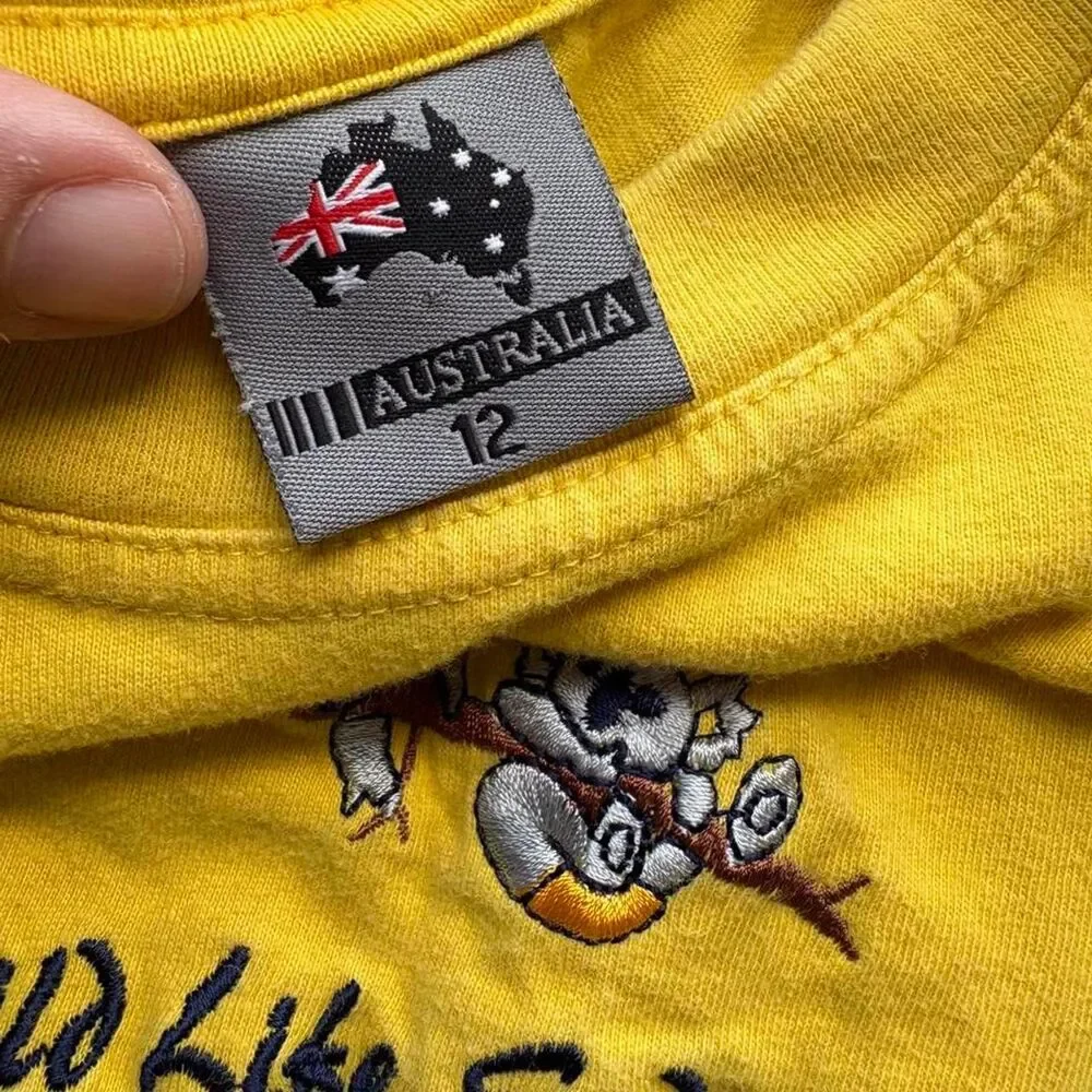 Australia Sydney Koala Embroidered T-Shirt - Youth Size 12